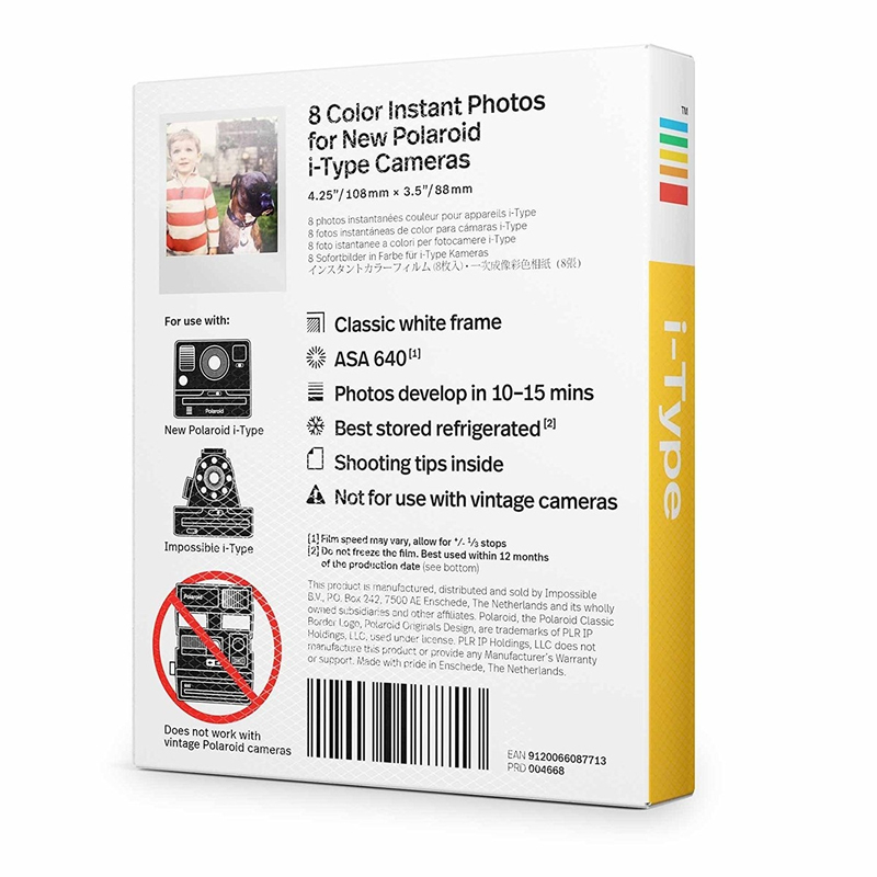 Polaroid Color Film I-Type (Pack of 8)