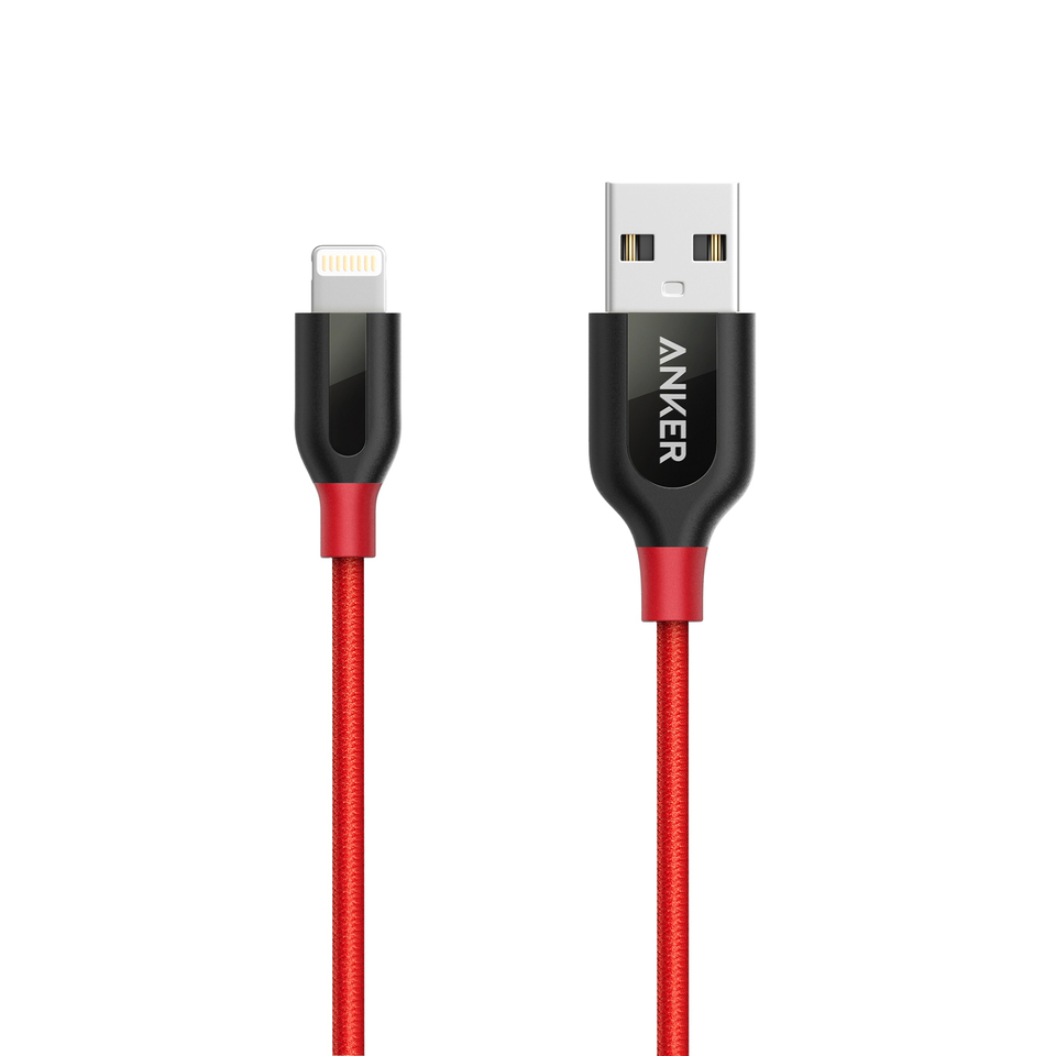 Anker Powerline+ Red Lightning Cable 6FT