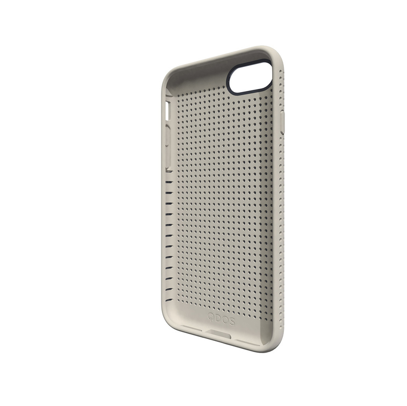 Qdos Matrix Mobile Phone Case 11.9 cm (4.7 Inch) Cover Beige,Charcoal