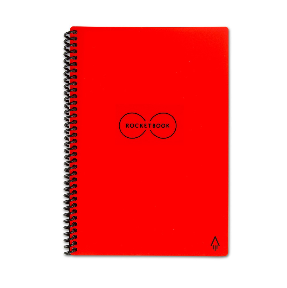 Rocketbook Everlast Letter Smart Notebook Red (8.5 x 11 Inch)