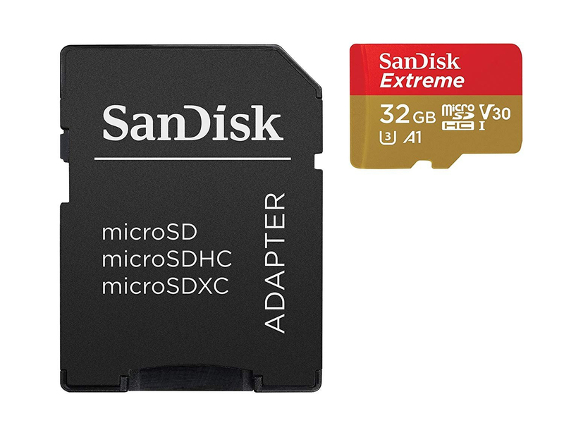 Sandisk Extreme Memory Card 32GB MicroSDXC UHS-I Class 10