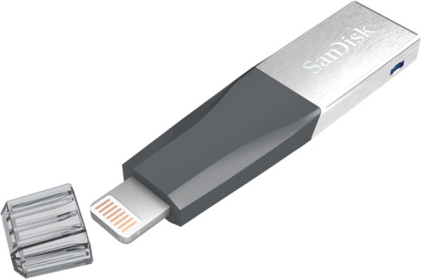 Sandisk Ixpand Mini 128GB USB Flash Drive USB Type-A/Lightning 3.2 Gen 1 (3.1 Gen 1) Grey,Silver