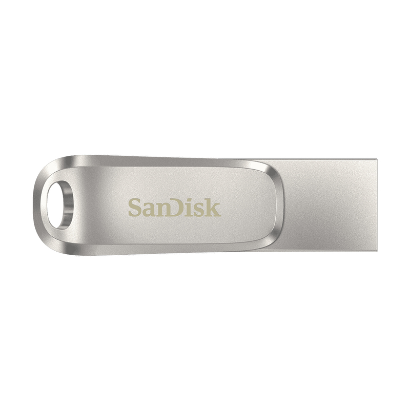 Sandisk Ultra Dual Drive Luxe USB Flash Drive 256GB USB Type-A/USB Type-C 3.2 Gen 1 (3.1 Gen 1) Stainless Steel