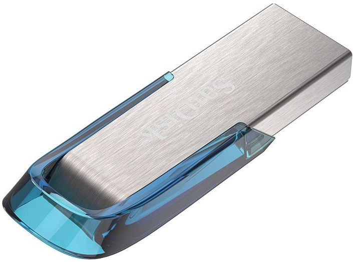 Sandisk Ultra Flair USB Flash Drive 128GB USB Type-A 3.2 Gen 1 (3.1 Gen 1) Blue,Silver