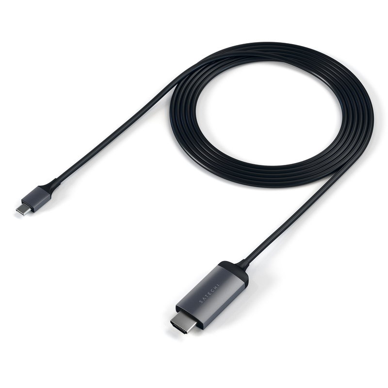 Satechi St-CHDMIm Cable Interface/Gender Adapter USB Type-C HDMI Grey