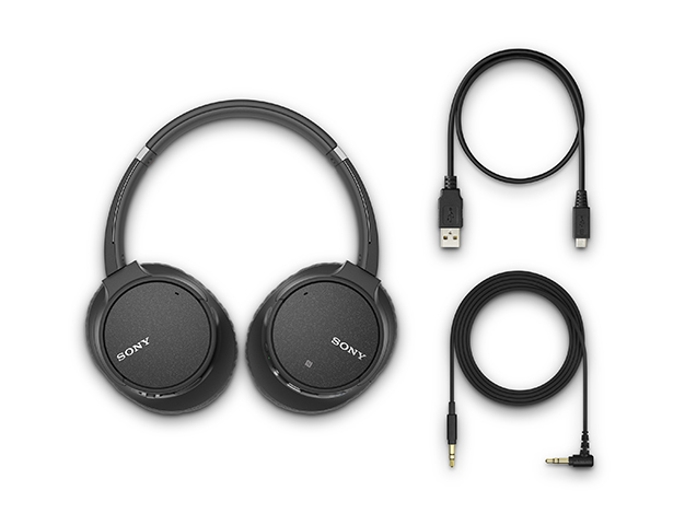 Sony Ch700N Black Wireless Noise-Canceling On-Ear Headphones