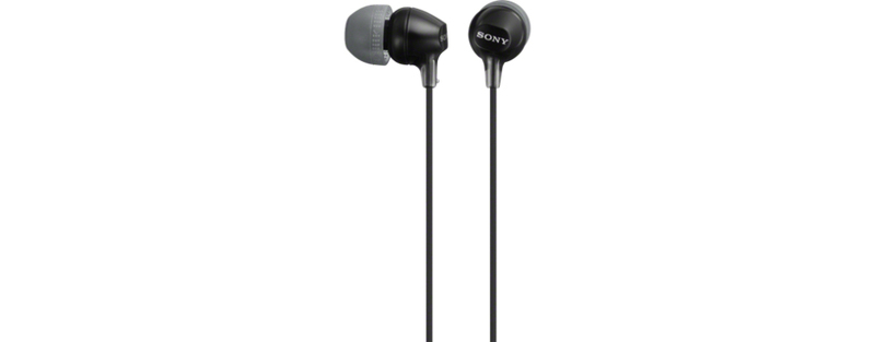 Sony Mdrex15Ap Black Earphones