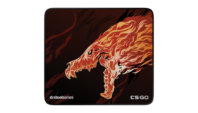 SteelSeries QCk+ Limited Howl Edition Black,Red,Yellow Gaming Mouse Pad
