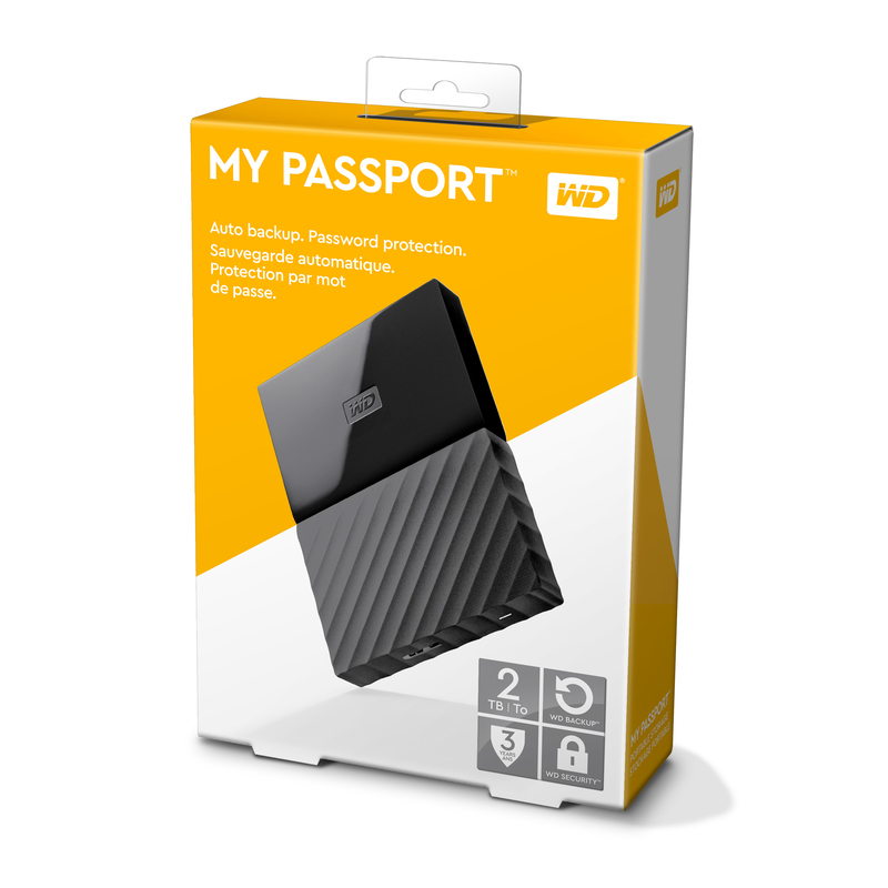 Western Digital 2TB My Passport Black