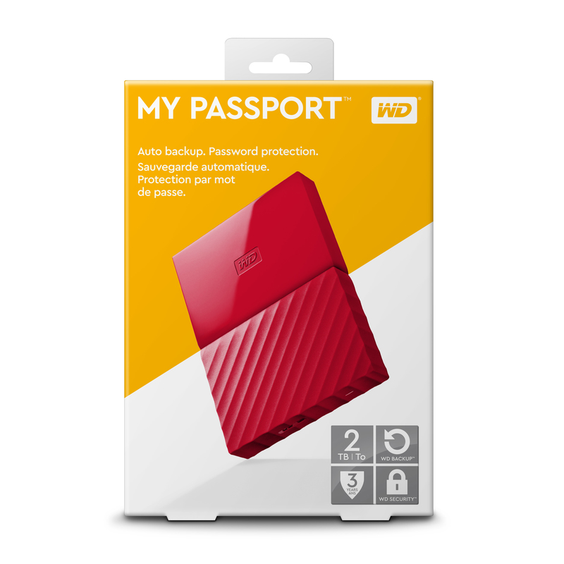 Western Digital 2TB My Passport Red