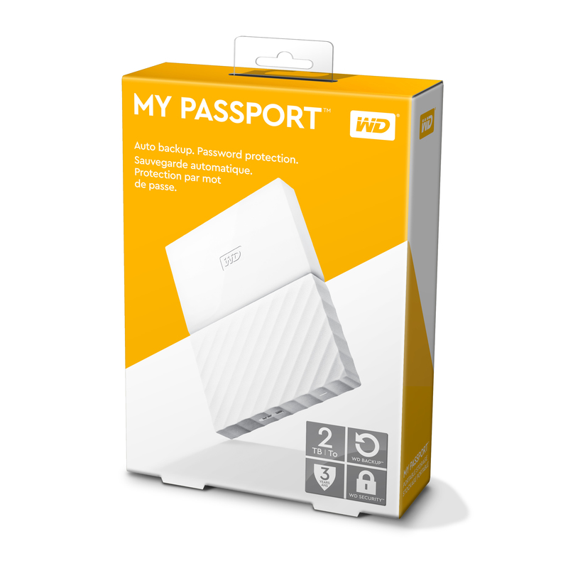 Western Digital 2TB My Passport White