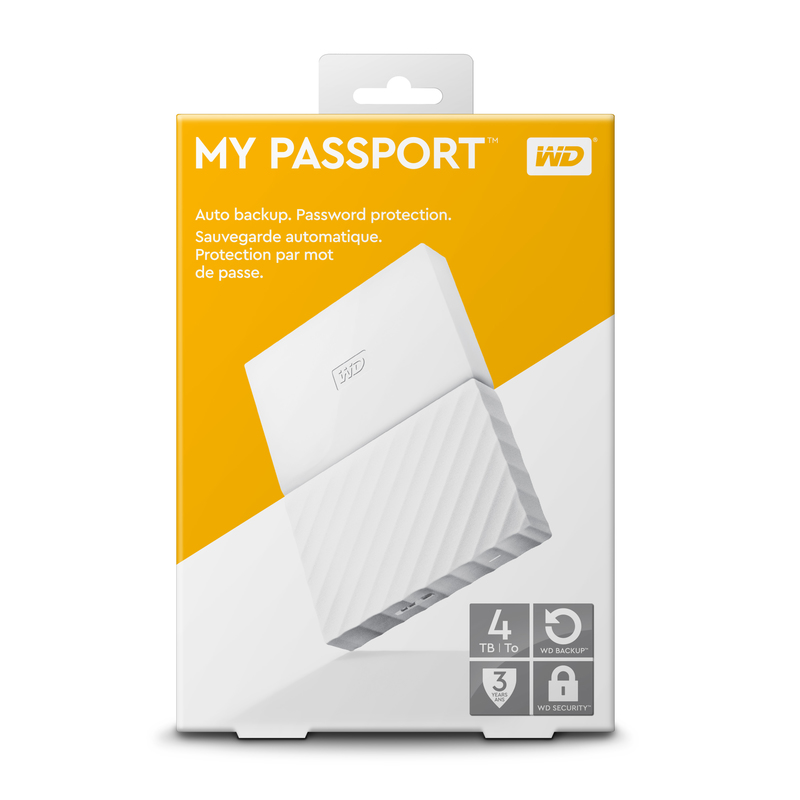 Western Digital 4TB My Passport White