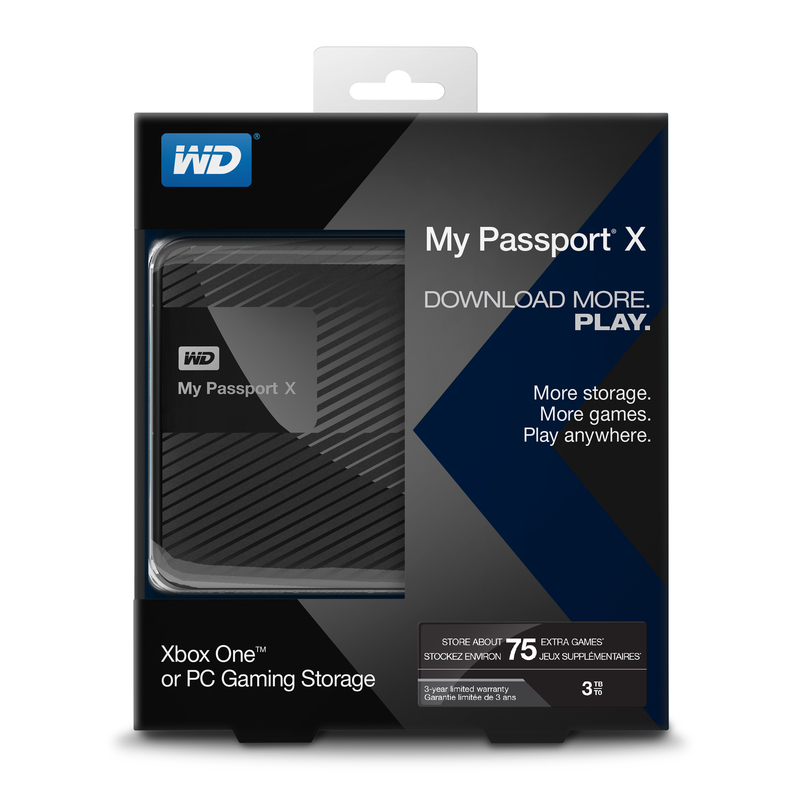 Western Digital My Passport x 3000GB Black External Hard Drive