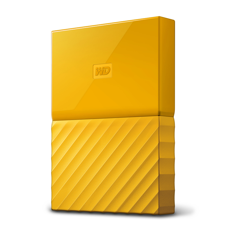 Western Digital My Passport External Hard Drive 1000GB Yellow