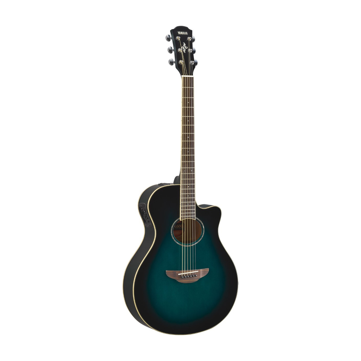 Yamaha Apx600 Electric-Acoustic Guitar Oriental Blue Burst