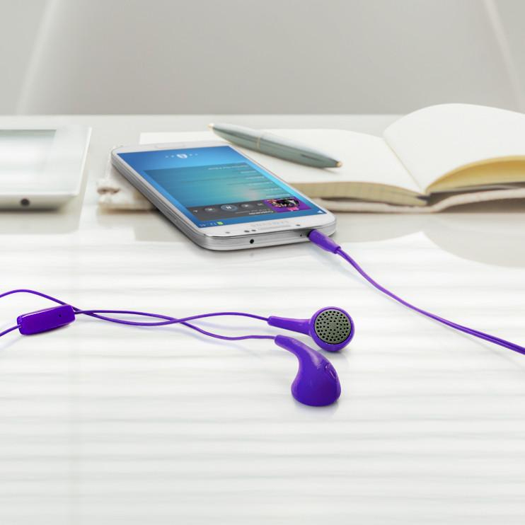 Iluv Bubble Gum Talk In-Ear Binaural Wired Purple Mobile Headset